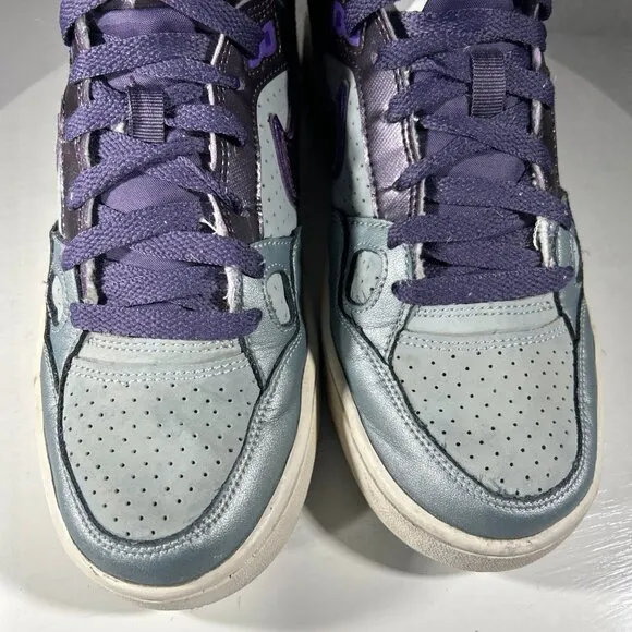 Nike Son Of Force Womens Size 8 Basketball Shoes Sneaker Air Purple Gray Mid Top