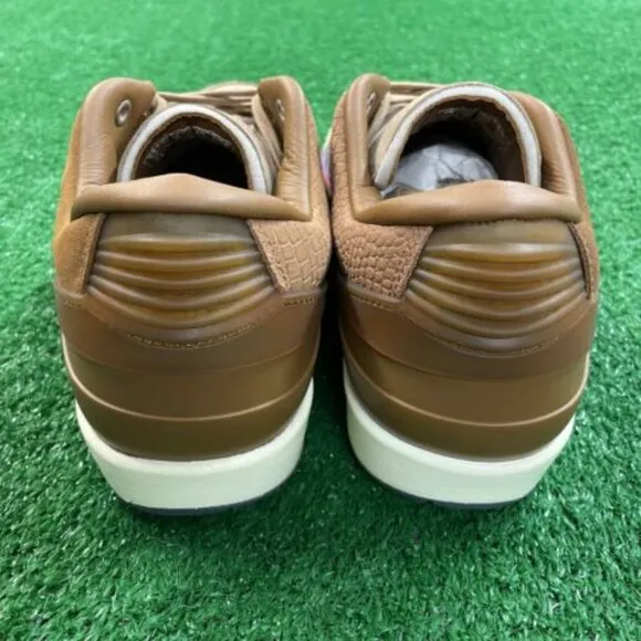 Nike Two 18 x Air Jordan 2 Retro Low Mens Shoes Brown DV7129-222 NEW* Size 7.5