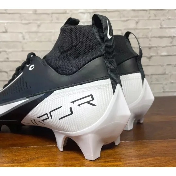 Nike Vapor Edge Pro 360 2 Men's Football Cleats DA5456-001 Black White SIZE 7