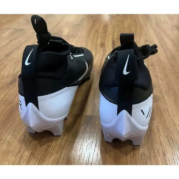 Nike Vapor Edge Pro 360 2 Men's Football Cleats DA5456-001 Black White SIZE 7