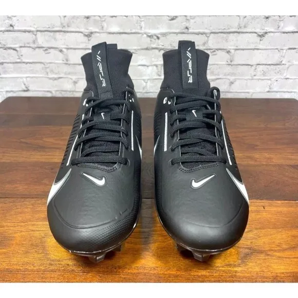 Nike Vapor Edge Pro 360 2 Men's Football Cleats DA5456-001 Black White SIZE 7