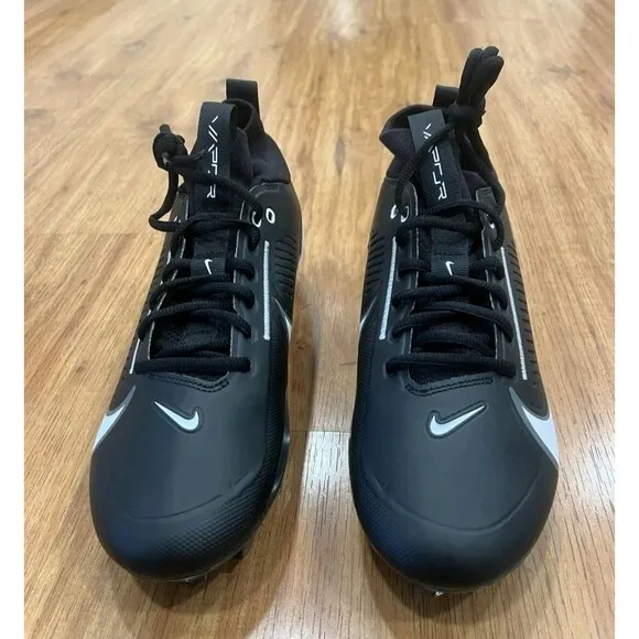 Nike Vapor Edge Pro 360 2 Men's Football Cleats DA5456-001 Black White SIZE 7