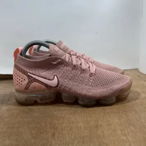 Nike Vapormax Flyknit 2 Women Size 7.5 Rust Pink Tint Storm Gold 942843-600