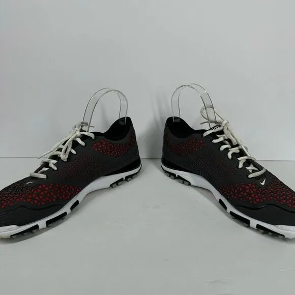 Nike Women’s Air Rate Golf Shoes Black White Lightweight Laser Cut Spike Free 7