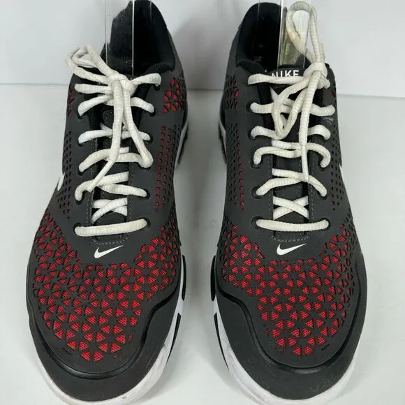 Nike Women’s Air Rate Golf Shoes Black White Lightweight Laser Cut Spike Free 7