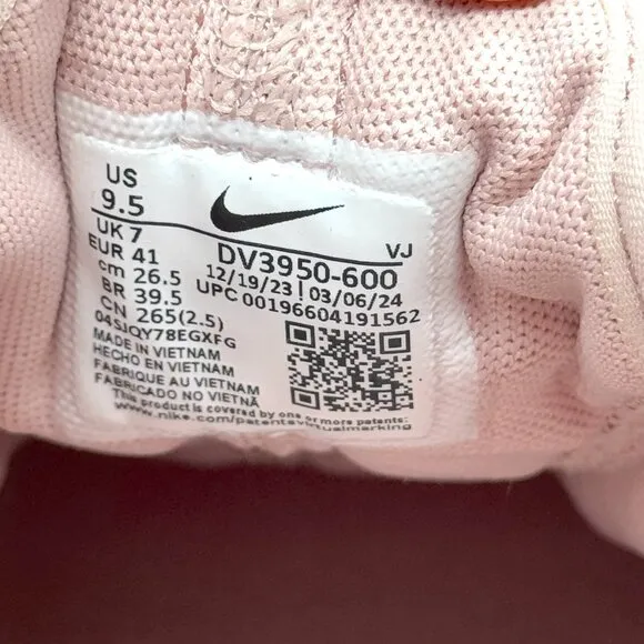 Nike Womens Free Metcon 5 Pink Oxford Shoes Sz 9.5 NEW Sneaker DV3950-600
