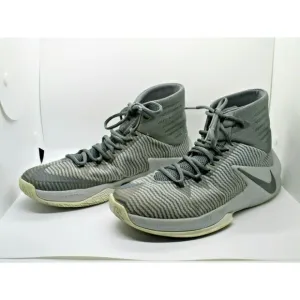Nike Zoom Clear Out Men's Basketball Shoes SIZE 8.5 GREY/WHITE  Style 844370-002