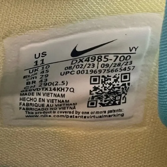 NIKE Zoom Freak 5 Through My Eyes Men's Shoe Size 11 #867