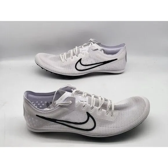 Nike Zoom Mamba 6 DR2733-100 White Distance Track With Spikes Men Size 10.5