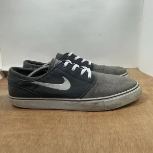 Nike Zoom Stefan Janoski Mens Size 13 Grey Suede Skate Shoes Sneakers
