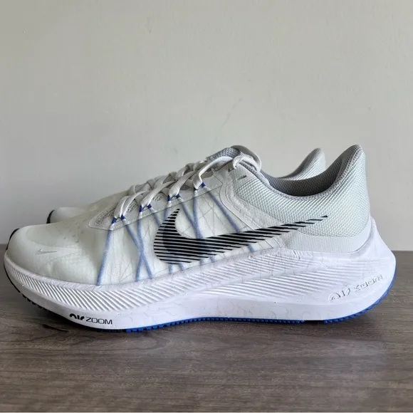 Nike Zoom Winflow 8 Men's Platinum Tint Black Shoe Size 8 SKU#243060