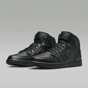 Nike Air Jordan 1 Black Sneakers Size 9.5