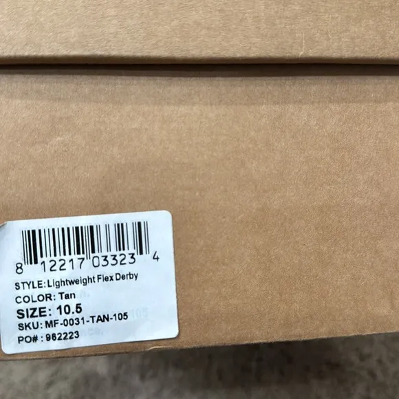 Nisolo Lightweight Flex  Derby Shoe In Tan Size 10.5