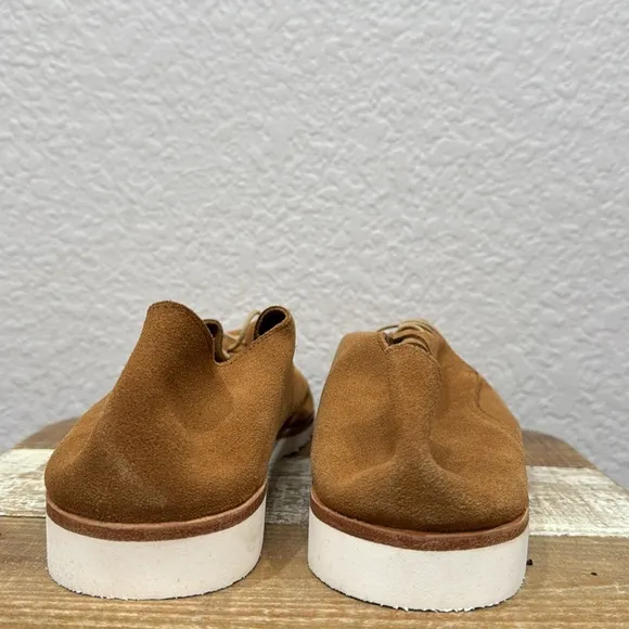 Nisolo Lightweight Flex  Derby Shoe In Tan Size 10.5
