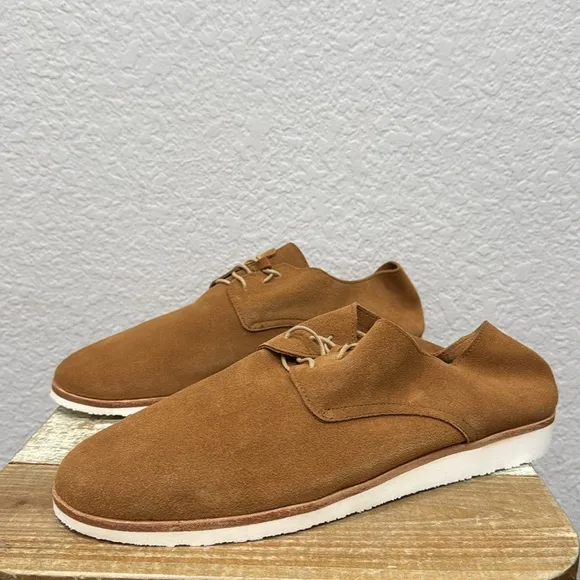 Nisolo Lightweight Flex  Derby Shoe In Tan Size 10.5