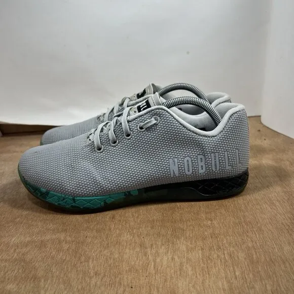 No Bull Trainer Men Size 9 Low Top Grey Superfabric Gym Shoes Sneakers