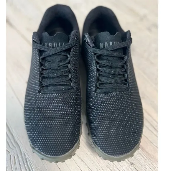 Nobull Women's Turf Trainer Low Shoes Black Size 7.5 Athletic Sneaker