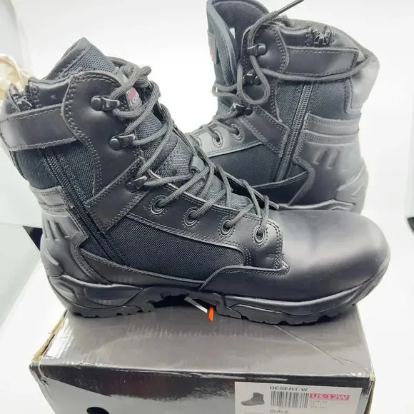 Nortiv 8 Desert-W Mens Hiking Combat Ankle Boots Military Tactical Black Size 12