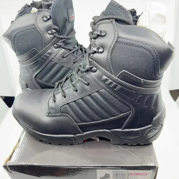 Nortiv 8 Desert-W Mens Hiking Combat Ankle Boots Military Tactical Black Size 12