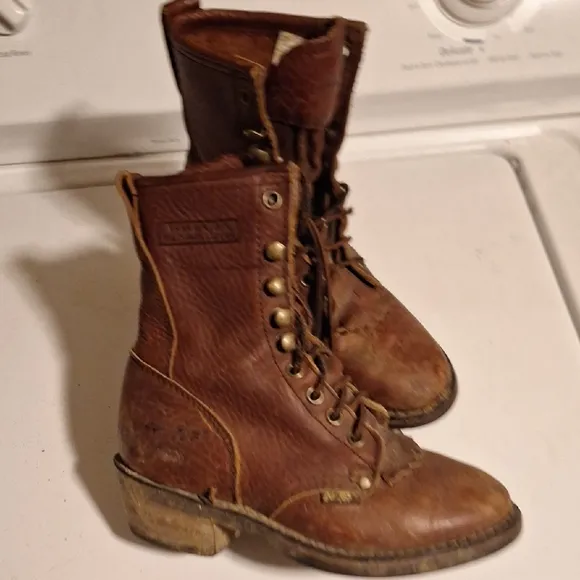 Nu-Tec Brown Leather Boots