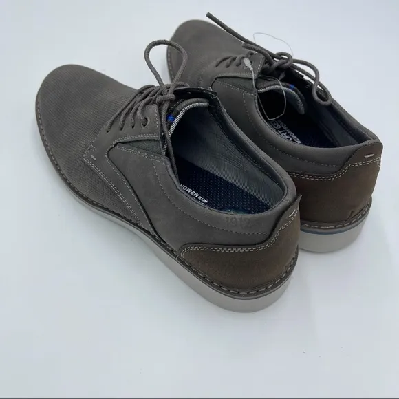 Numb Bush Mens Grey Oxford Cadet Shoes