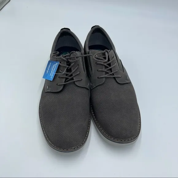 Numb Bush Mens Grey Oxford Cadet Shoes
