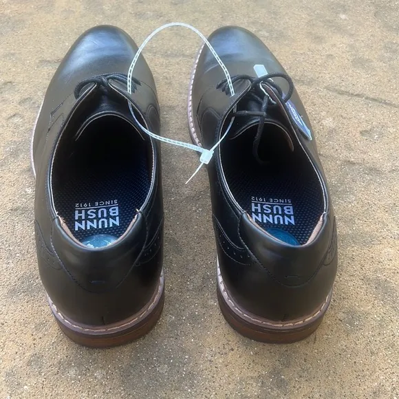 NUNN BUSH Hayden Leather Plain Toe Derby Oxford Men's Shoe Size 12