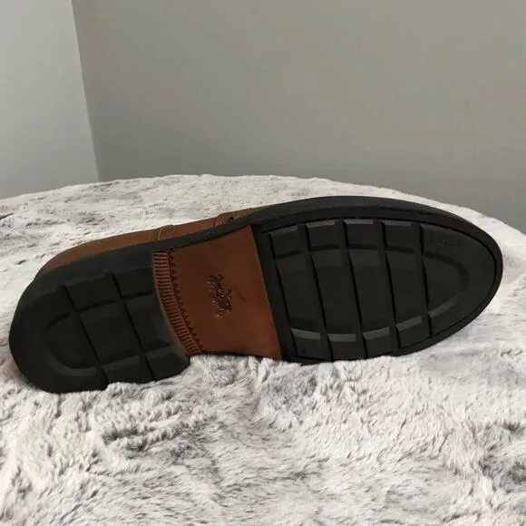 NWOB Coach Mens Brown Bleecker Wing Derby Dress Shoes Size 8.5D
