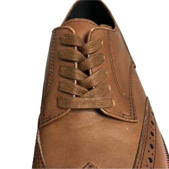 NWOB Coach Mens Brown Bleecker Wing Derby Dress Shoes Size 8.5D