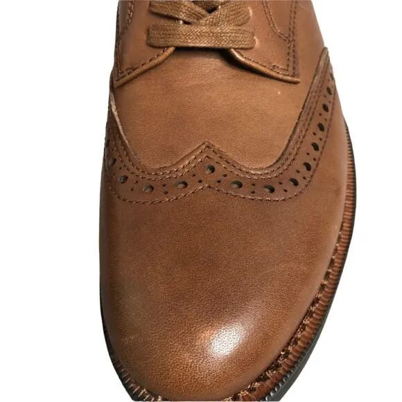 NWOB Coach Mens Brown Bleecker Wing Derby Dress Shoes Size 8.5D