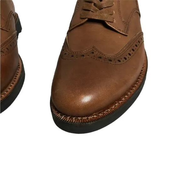 NWOB Coach Mens Brown Bleecker Wing Derby Dress Shoes Size 8.5D