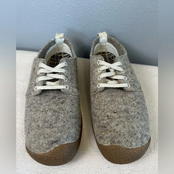 NWOB*** KEEN MOSEY DERBY Wool Felt Lace Up Oxford shoe Size 10.5