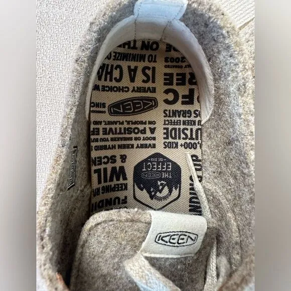 NWOB*** KEEN MOSEY DERBY Wool Felt Lace Up Oxford shoe Size 10.5