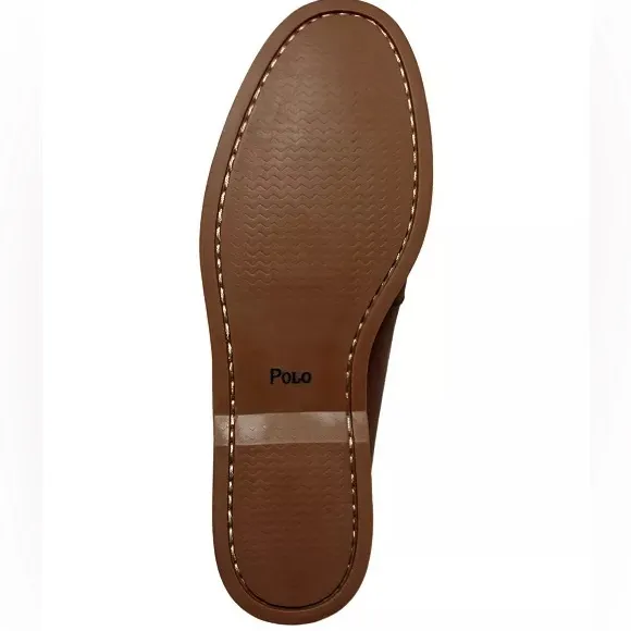 NWOB Polo Ralph Lauren Bienne Tumbled Leather Boat Shoes