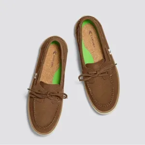 NWOB Cariuma Men’s Mare Nubuck Leather Comfort Boat Shoes in Mocha size 10.5
