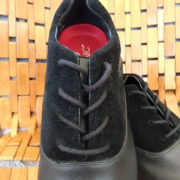 NWOT CAPEZIO Black Lace Up Tapsonic K542 Tele Tone Tap Shoes Size 11.5