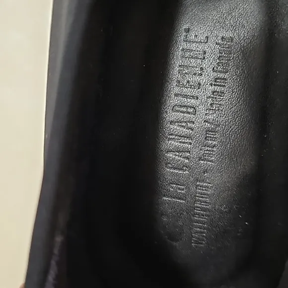 [NWOT] La Canadienne Black Platform Wedges Gina