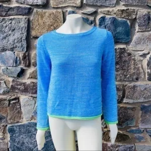 NWOT Lilly Pulitzer Zanzibar Blue Marl Zaylia Sweater size small