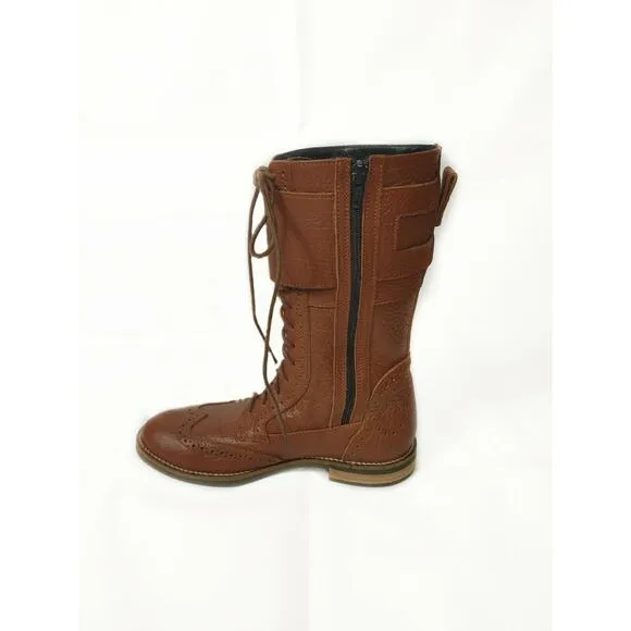 NWOT Swear London Charlotte 4 Lace Up Combat Boot Size 37 US 7