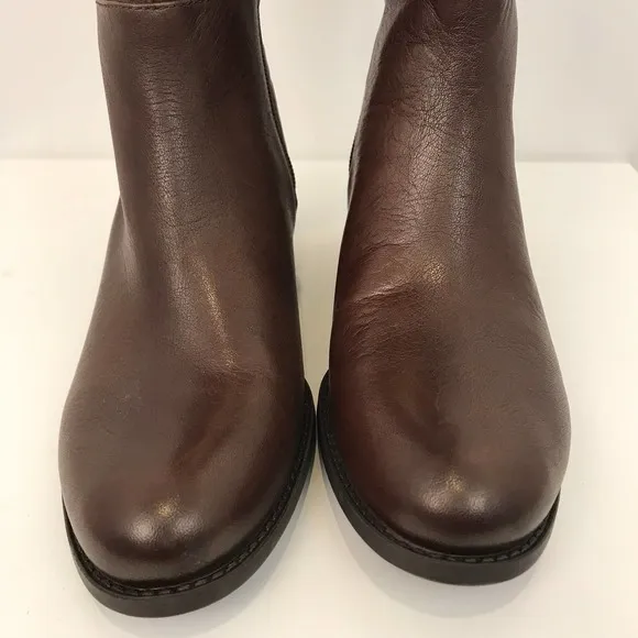 NWOT Vince Camuto Lace Up Leather Riding Boots