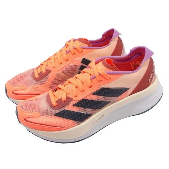 nwt Adidas Adizero Boston 11 Running Lightstrike Pro Sneaker Beam Orange 7.5