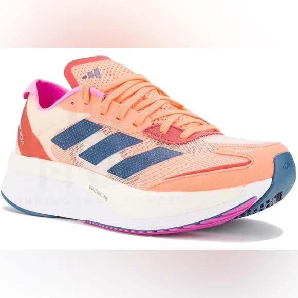 nwt Adidas Adizero Boston 11 Running Lightstrike Pro Sneaker Beam Orange 7.5