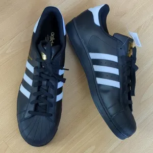 NWT! Adidas Superstar Foundation Mens Classic Black White Size 13