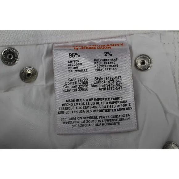 NWT Citizens of Humanity rocket crop high rise white sculpt jeans 23 y2k preppy