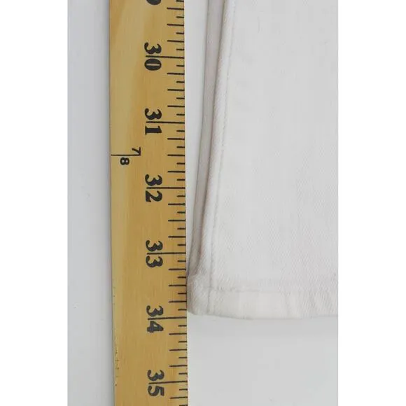 NWT Citizens of Humanity rocket crop high rise white sculpt jeans 23 y2k preppy