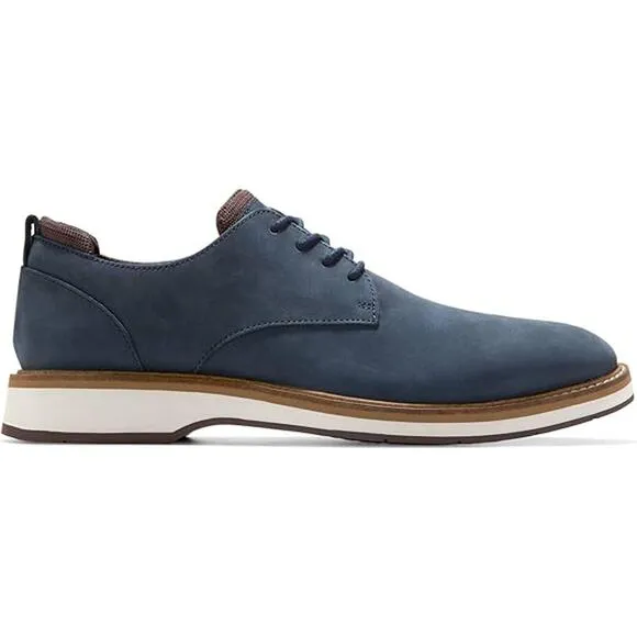 NWT Cole Haan Men's Osborn Leather Derbys, Oxford - Blue - Size 10.5
