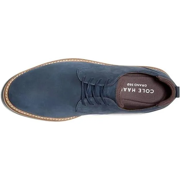 NWT Cole Haan Men's Osborn Leather Derbys, Oxford - Blue - Size 10.5