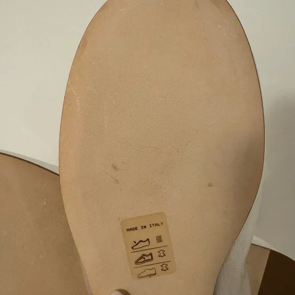 NWT Dear Frances White Mesh Ballet Flats size 40 | US 10