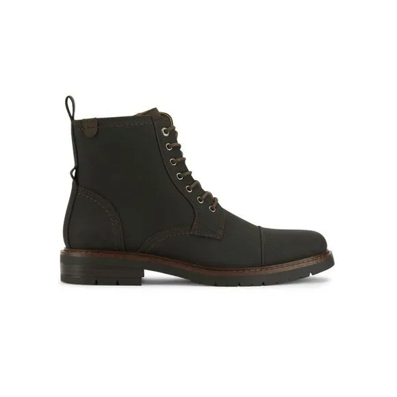 NWT DOCKERS Mens Black Lightweight Rawls Round Toe Lace-Up Boots Shoes 9 M