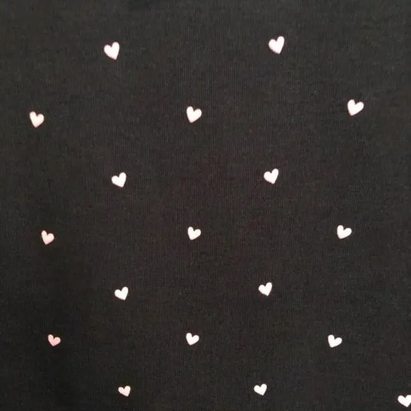 NWT Plush Fleece Lined Heart Lounge Set PJ Small